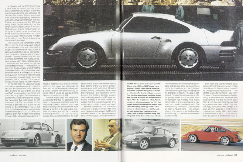 Illustration for article titled Porsche 969/965 Story, Prototypes and Styling Exercises
